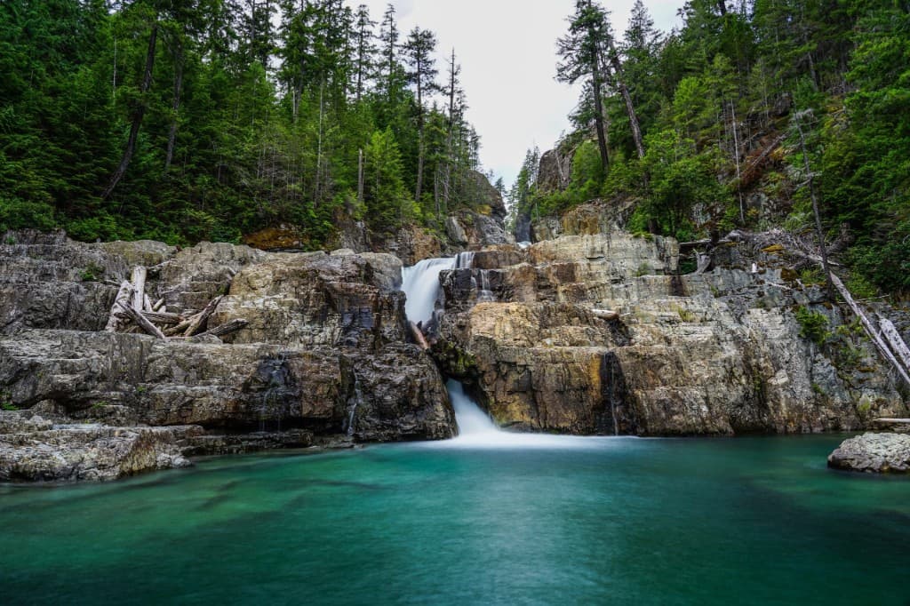 Waterfall near Campbell River