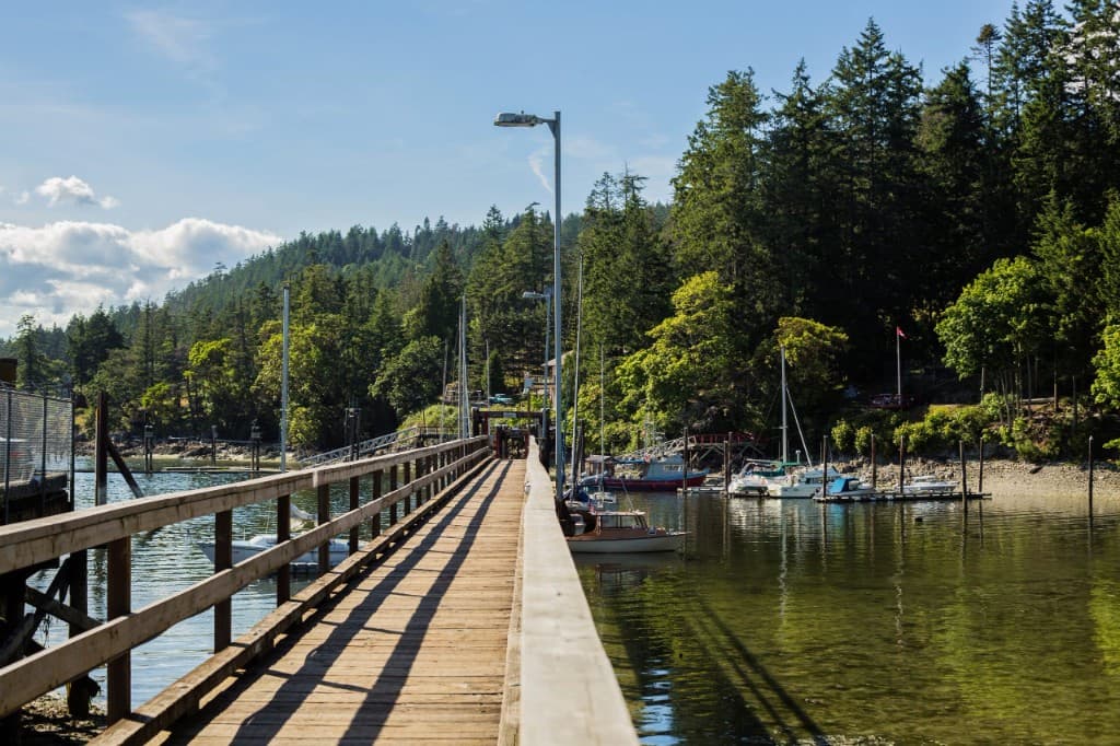Rural valley on Salt Spring Island